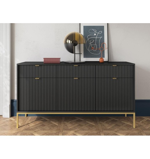 APARADOR NOVA 3P+3G C/PES DOURADOS...