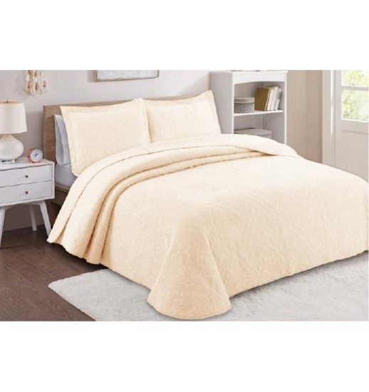 COLCHA BORDADA 100% ALGUDAO 250*260...