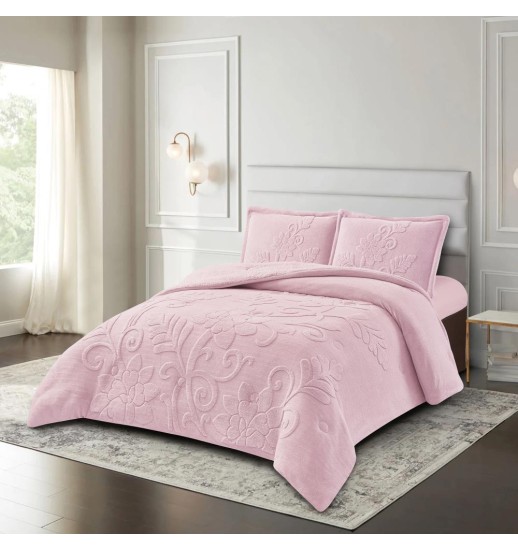 EDREDAO BORREGO 240*260 C/ALMOFADAS...