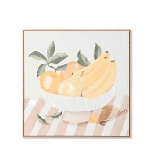 QUADRO TECIDO TELA FRUTEIRA 3D...