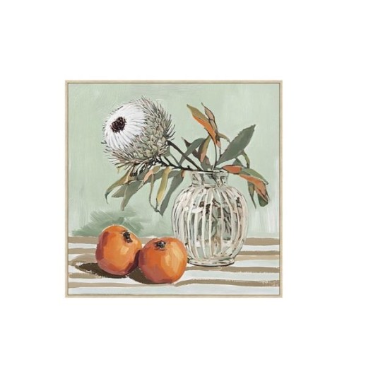 QUADRO TECIDO TELA PLANTA C/2...