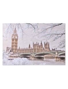 QUADRO TECIDO TELA LONDRES...