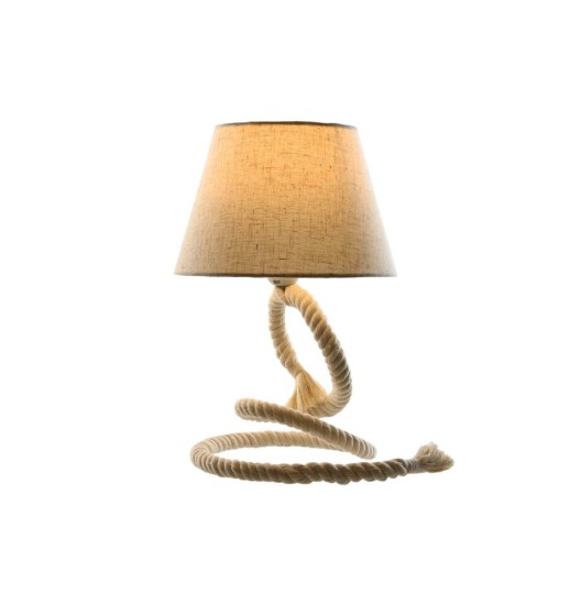 CANDEEIRO DE MESA CORDA LINHO...