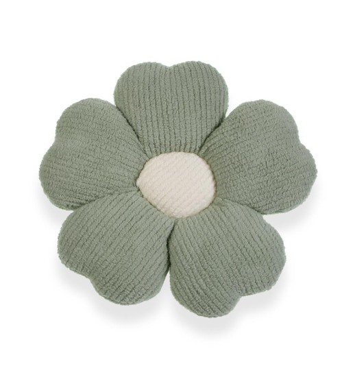 ALMOFADA DECORATIVA FLOR VERDE PALIDO...