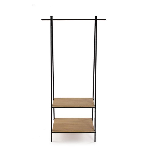 CABIDE C/ PRATELEIRAS MDF/METAL PRETO...