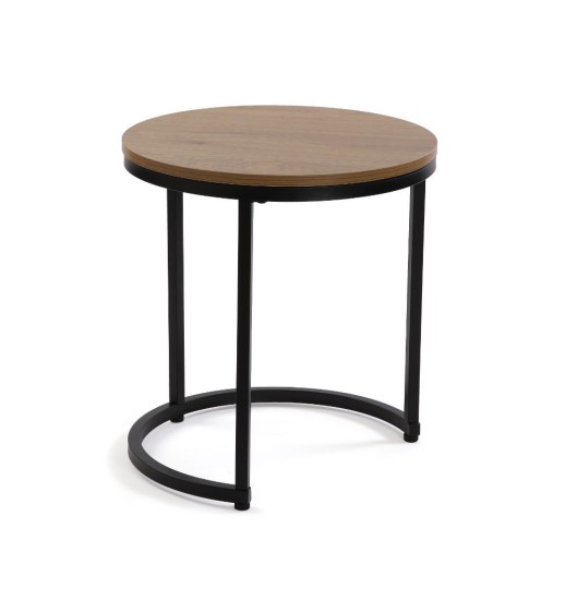 CONJUNTO 2 MESAS APOIO MEGAN PRETO...