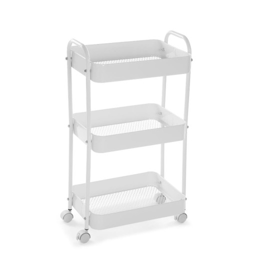 CARRO APOIO C/3 PRATELEIRAS BRANCO...