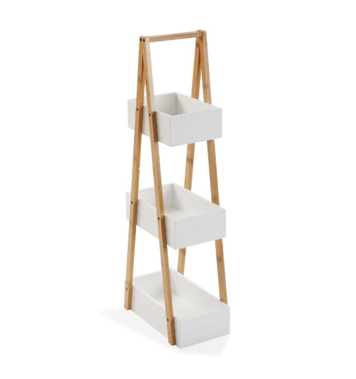 ESTANTE 3 PRATELEIRAS BAMBU/MDF...