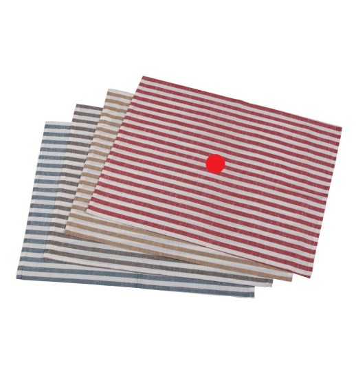 PANO COZINHA RISCAS 50*70CM VERMELHO...