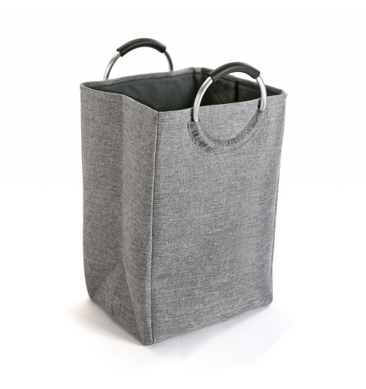 CESTO DE ROUPA C/ASA 46*30*55CM CINZA...