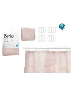 CORTINADO WC POLIESTER BEGE...