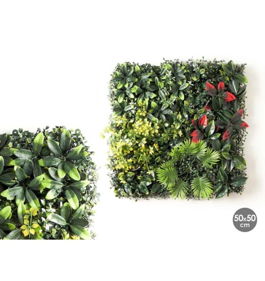 JARDIM VERTICAL FOLHA VERMELHA 50*50...