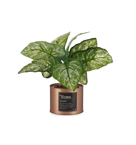 PLANTA ARTIFICIAL VERDE LATA COBRE...