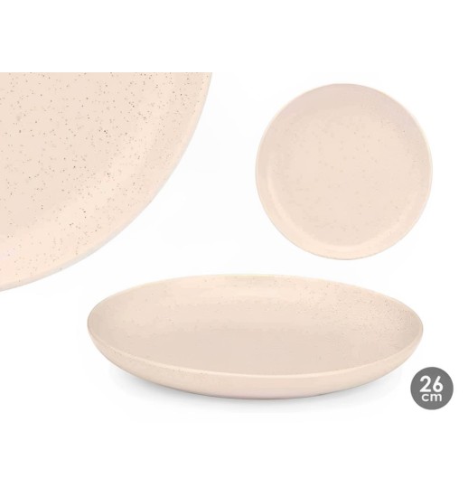 PRATO RASO 26CM BRANCO CREME - 10551/25