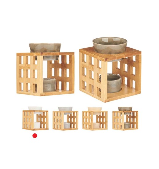 QUEIMADOR CERAMICA C/ BAMBU...