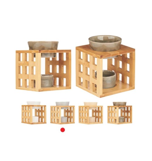 QUEIMADOR CERAMICA C/ BAMBU...