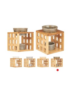 QUEIMADOR CERAMICA C/ BAMBU...
