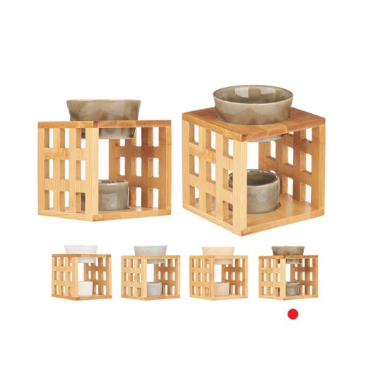 QUEIMADOR CERAMICA C/ BAMBU...