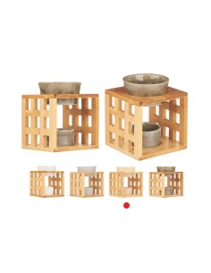 QUEIMADOR CERAMICA C/ BAMBU...