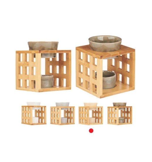QUEIMADOR CERAMICA C/ BAMBU...