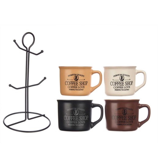 CONJUNTO 4 CHAVENAS COM PEGA CORES...