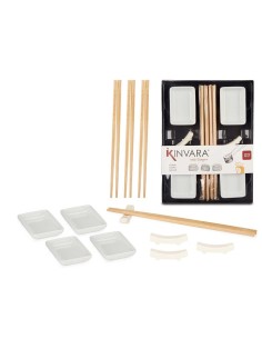 CONJUNTO SUSHI BRANCO 12...