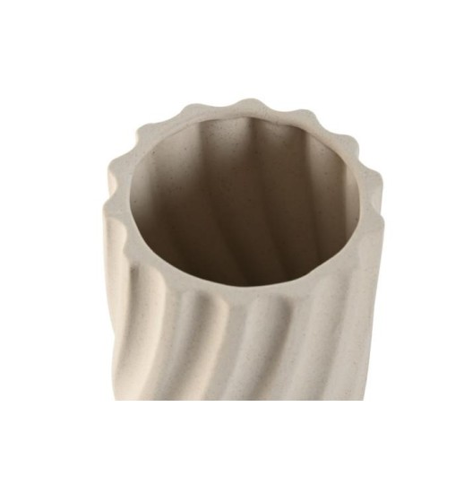 JARRO PORCELANA 14*14*32.5 CREME -...