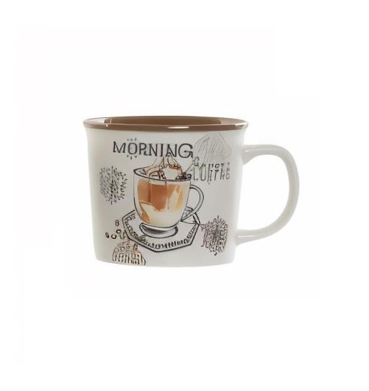 CANECA PORCELANA MORNING 12.5*9.5*8.5...