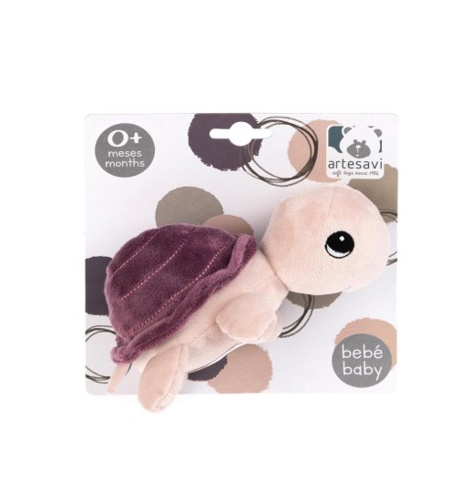 FIGURA PELUCHE BABY TARTARUGA ROSA...