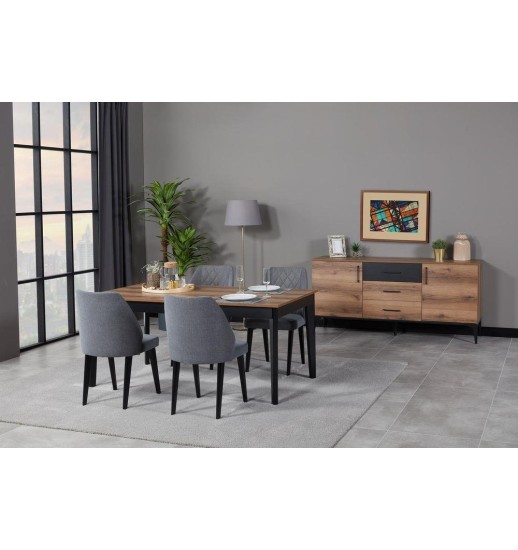 APARADOR 180*45*84 LUPO WALNUT