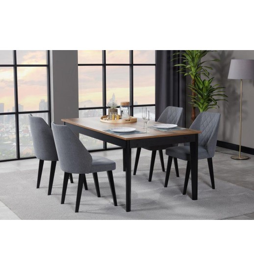 MESA SALA 170*90*76 LUPO WALNUT