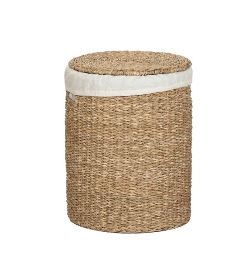 CESTO MEDIO SEAGRASS C/TECIDO NATURAL...