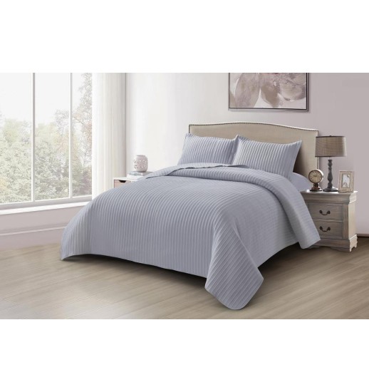 COLCHA AUREA CINZA 240*260 100%...