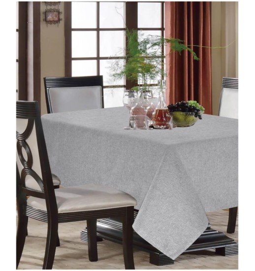 TOALHA DE MESA COR CINZA CLARO...
