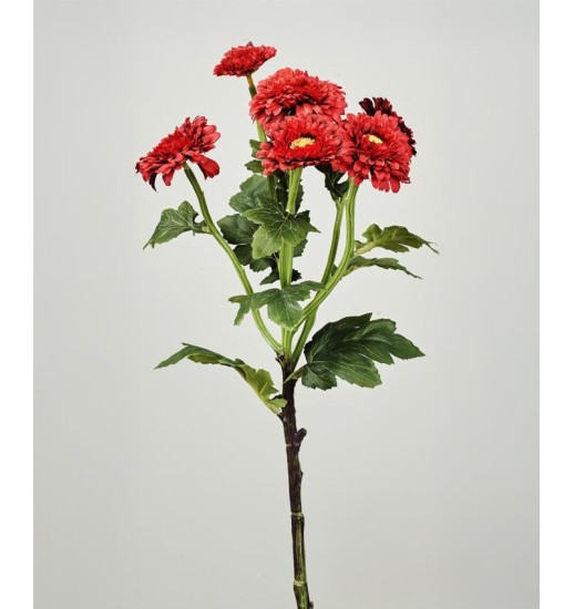 RAMA CRISANTEMOS GRANATE 56 CM - 472-657