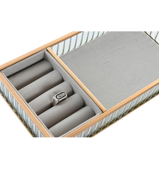 JOALHEIRO VIDRO METAL 25*13*4...