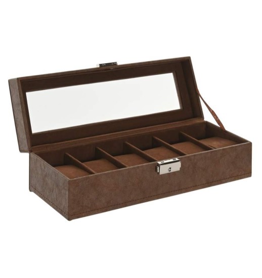 JOALHEIRO PU MDF 30*10*8 CASTANHO -...