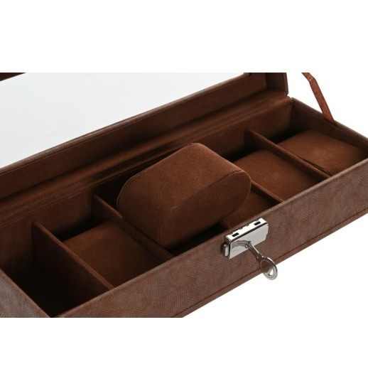 JOALHEIRO PU MDF 30*10*8 CASTANHO -...