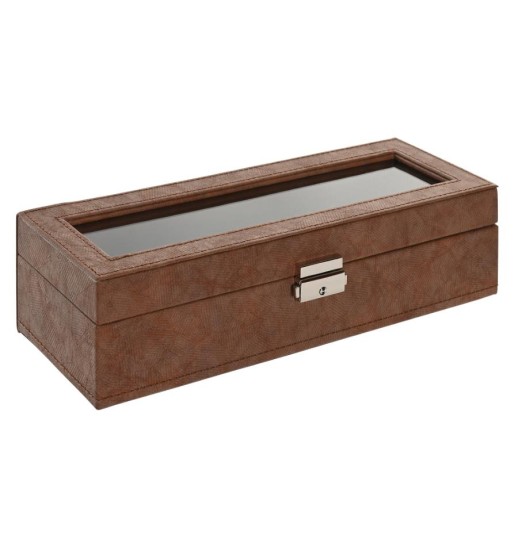 JOALHEIRO PU MDF 30*10*8 CASTANHO -...