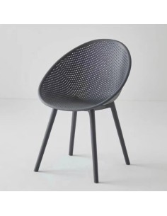 CADEIRA OVAL CINZA - ALL1396 2