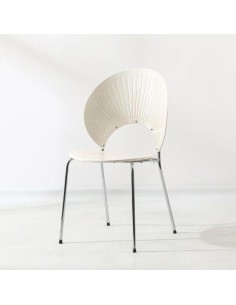 CADEIRA BRANCA PE CROMADO -... 2