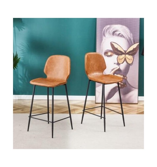 BANCO BAR PU CASTANHO - ALL 8014B