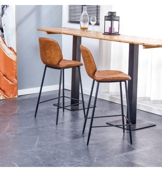 BANCO BAR PU CASTANHO - ALL 8014B