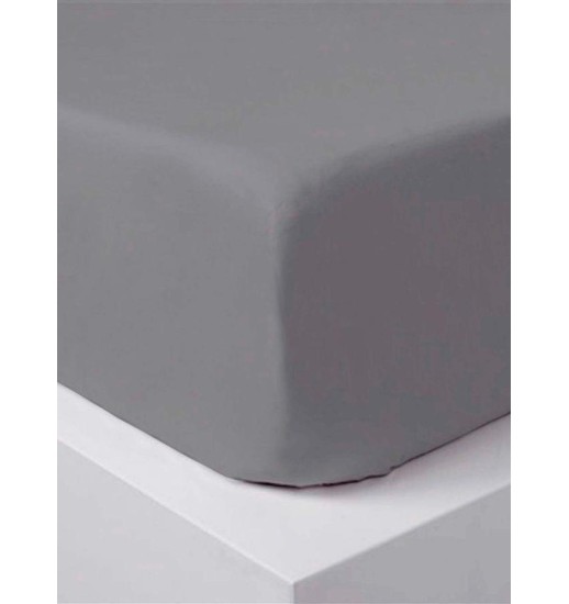 LENÇOL AJUSTAVEL BICOLOR CINZA...