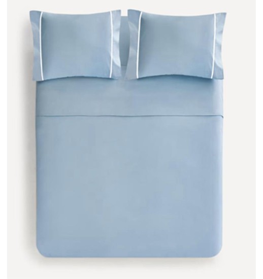 JOGO DE CAMA EXOTICA AZUL 260*290...