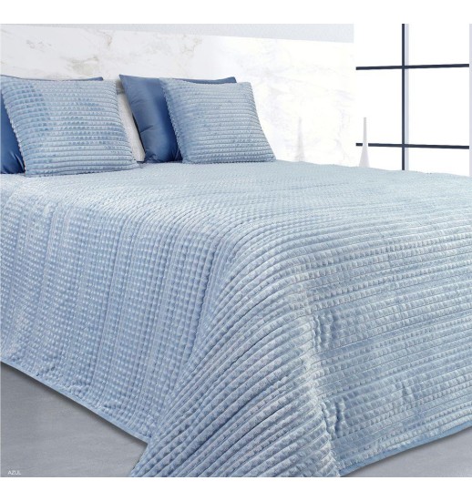 COLCHA BOUTIE CHILE 250*260 CMS AZUL...