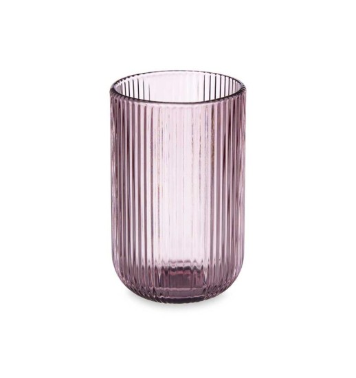 COPO ALTO 430ml ROSA RISCAS...