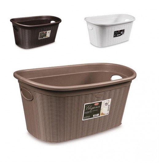 CESTO ROUPA C/ASAS ELEGANCE CORES...