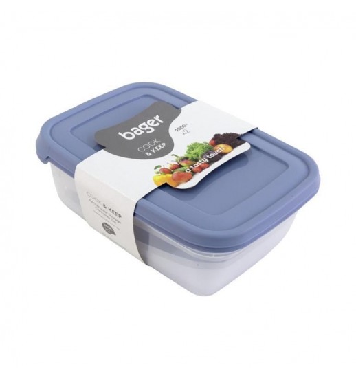 CONJ. 2 CAIXAS PLASTICAS RECT. 2000ML...