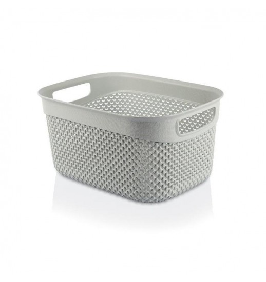 CESTO MULTIUSOS 6.6LT CINZA DROP -...